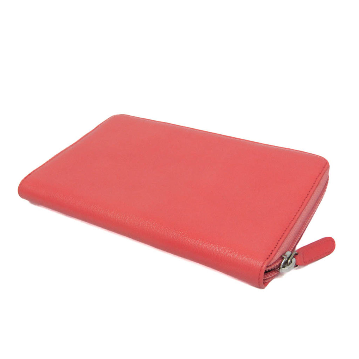 Chanel Camellia Zip Around Organizer Leather Pink Leather Wallets Accessory (Pre-Owned)