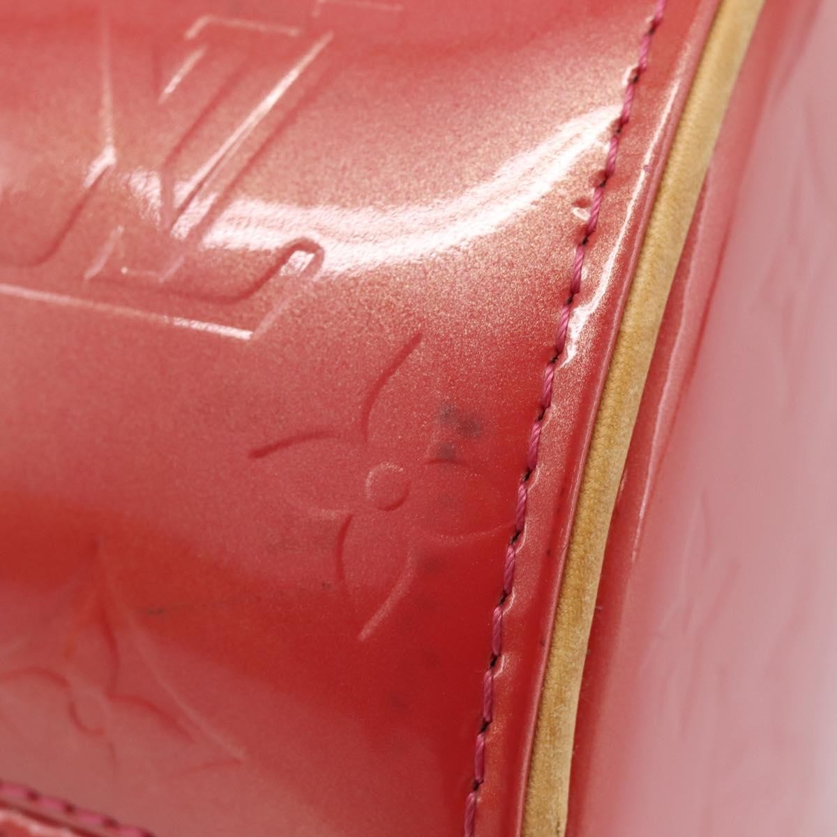 Louis Vuitton Bedford Monogram Vernis Pink Patent_Leather Handbag (Pre-Owned)