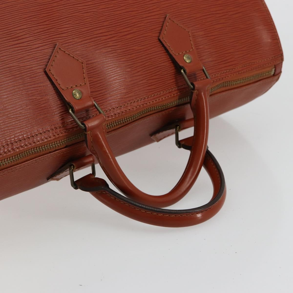 Louis Vuitton Speedy Epi Leather Brown Leather Handbag (Pre-Owned)