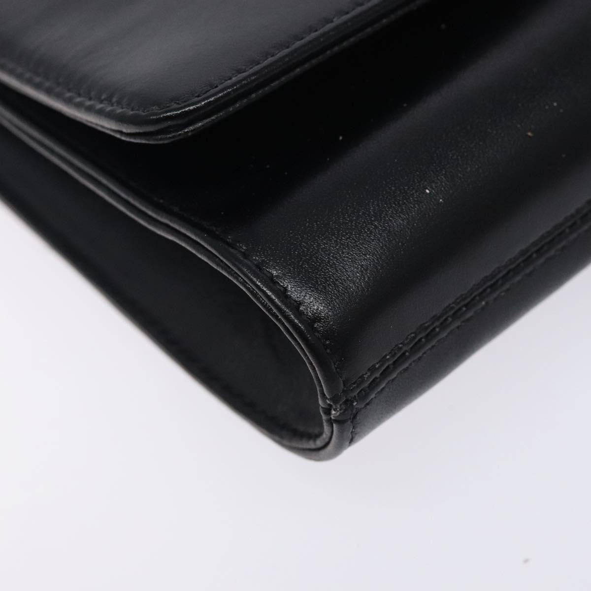 Givenchy Vintage 4G Leather Black Leather Shoulder Bag Bag (Pre-Owned)