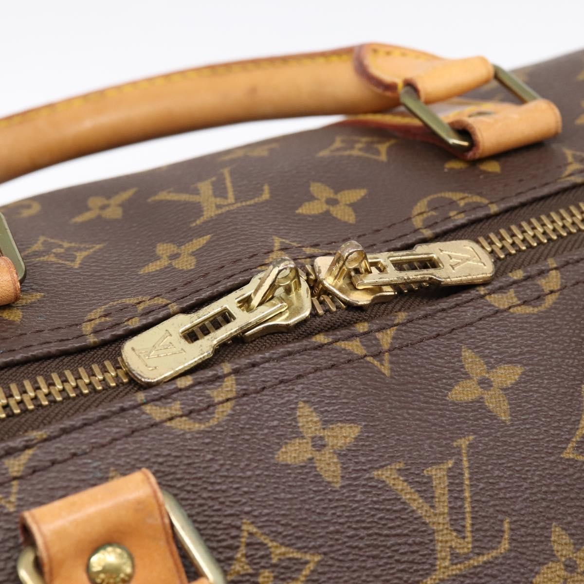 Louis Vuitton Keepall Monogram Canvas Brown Canvas Travel Bag Bag (Pre-Owned)