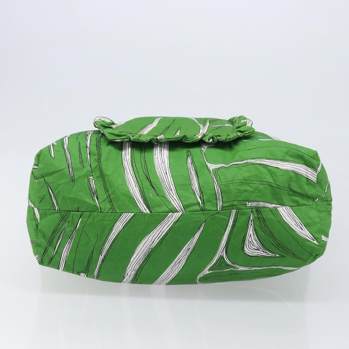 Miu Miu Vintage Nylon Green Nylon Handbag (Pre-Owned)