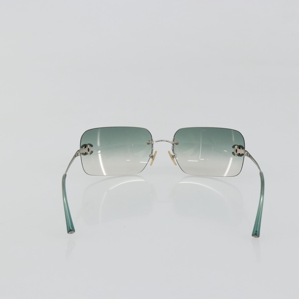 Chanel Logo Cc Metal Green Metal Sunglasse Accessory (Pre-Owned)