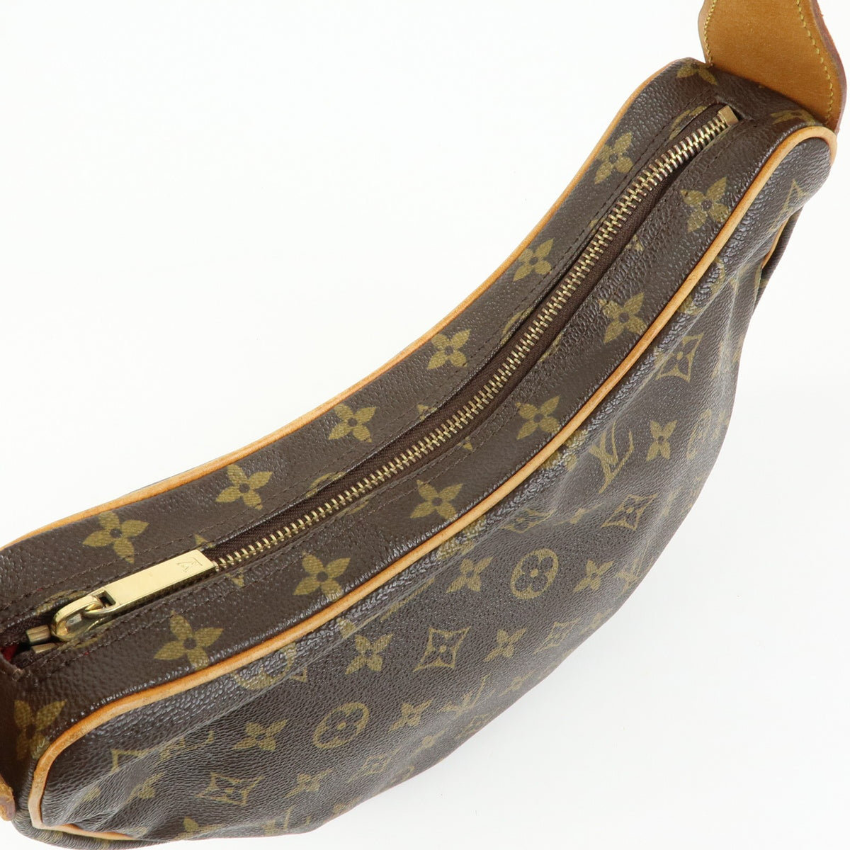 Louis Vuitton Croissant Monogram Canvas Brown Canvas Handbag (Pre-Owned)