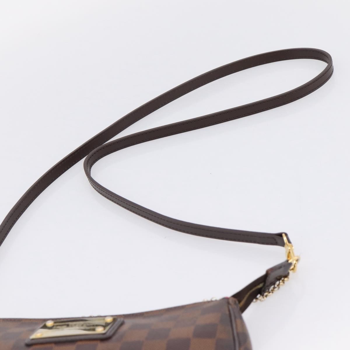 Louis Vuitton Eva Damier Brown Canvas Handbag (Pre-Owned)