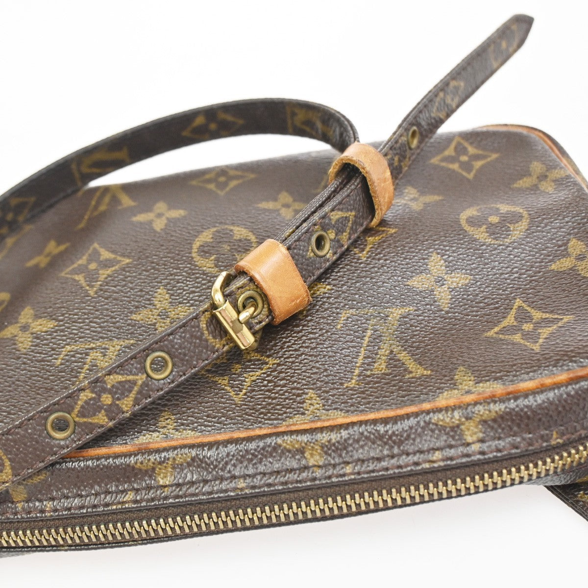 Louis Vuitton Pochette Marly Bandouliere Monogram Canvas Brown Canvas Shoulder Bag Bag (Pre-Owned)