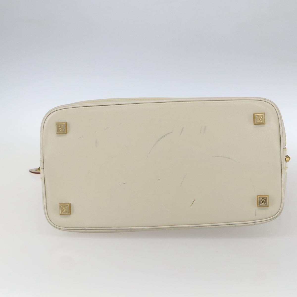 Louis Vuitton Suhali Lockit Leather White Leather Handbag (Pre-Owned)