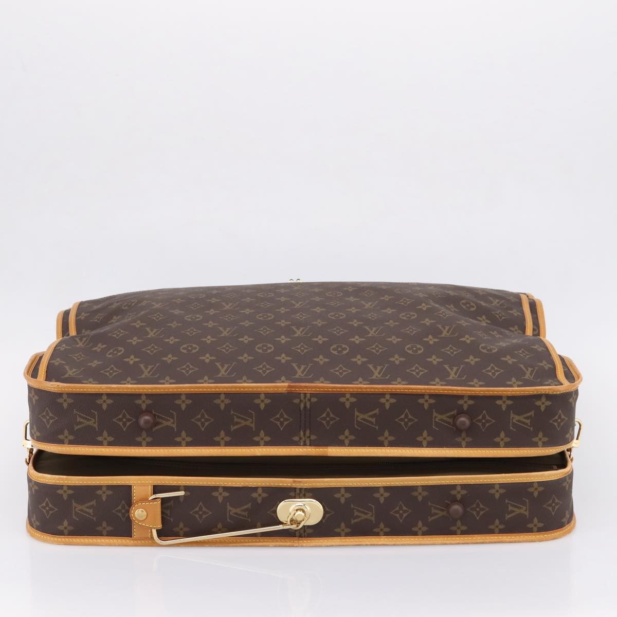 Louis Vuitton Garment Carrier Monogram Canvas Brown Canvas Handbag (Pre-Owned)