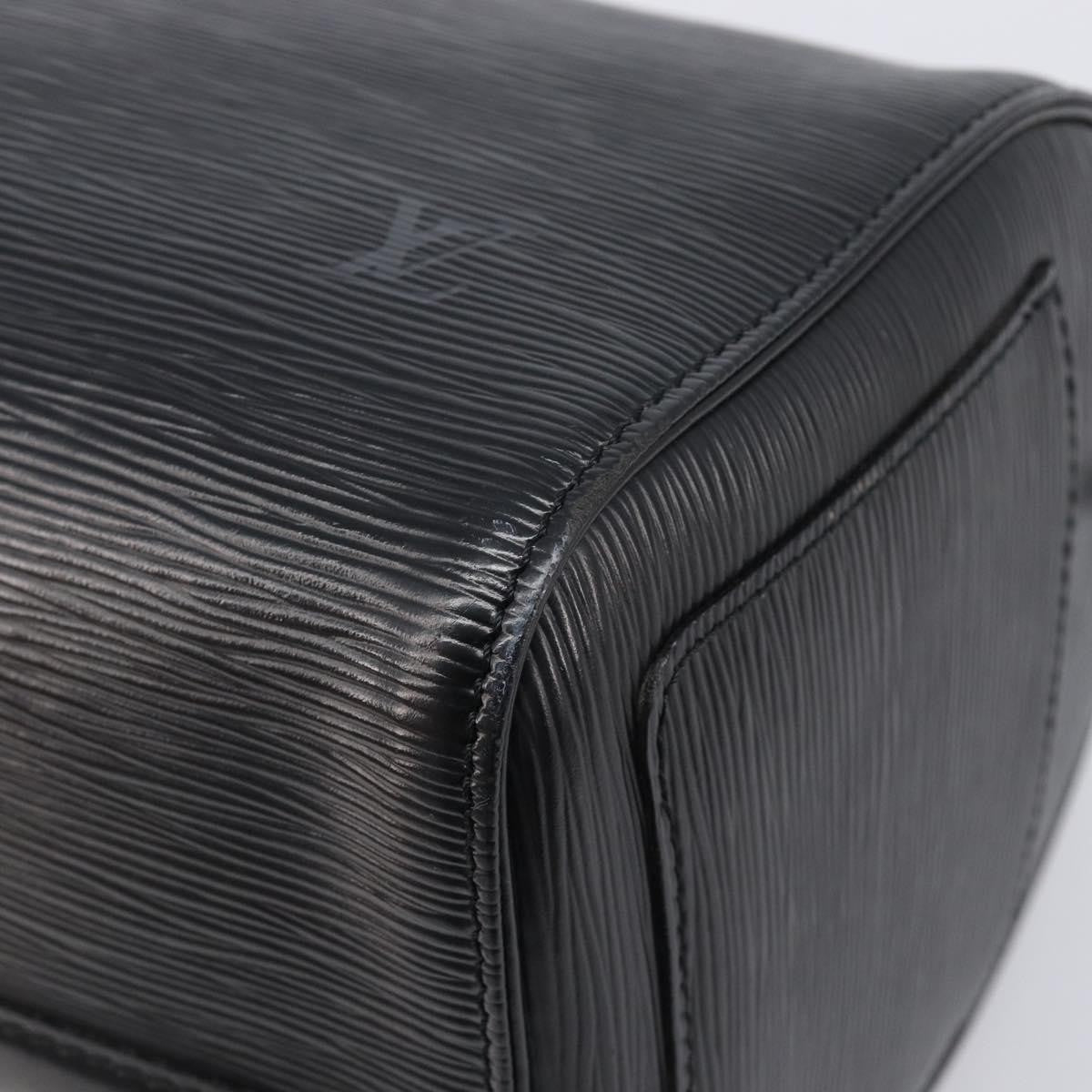 Louis Vuitton Speedy Epi Leather Black Leather Handbag (Pre-Owned)