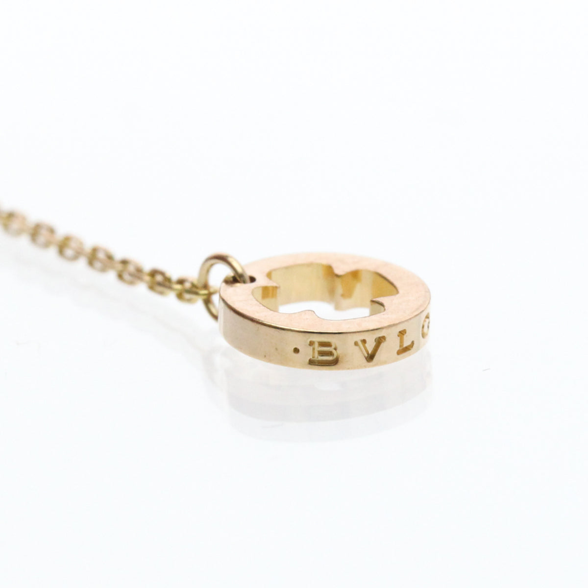 Bvlgari Fiorever Pendant 18K Rose Gold With Ruby And Diamonds Gold Pink_Gold Necklace Jewelry (Pre-Owned)