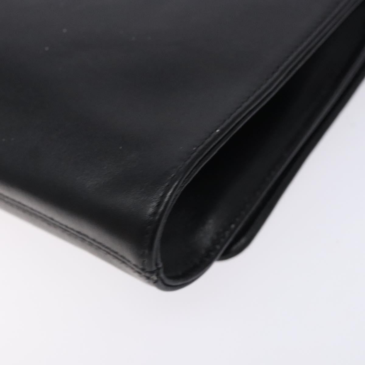 Givenchy Vintage 4G Leather Black Leather Shoulder Bag Bag (Pre-Owned)