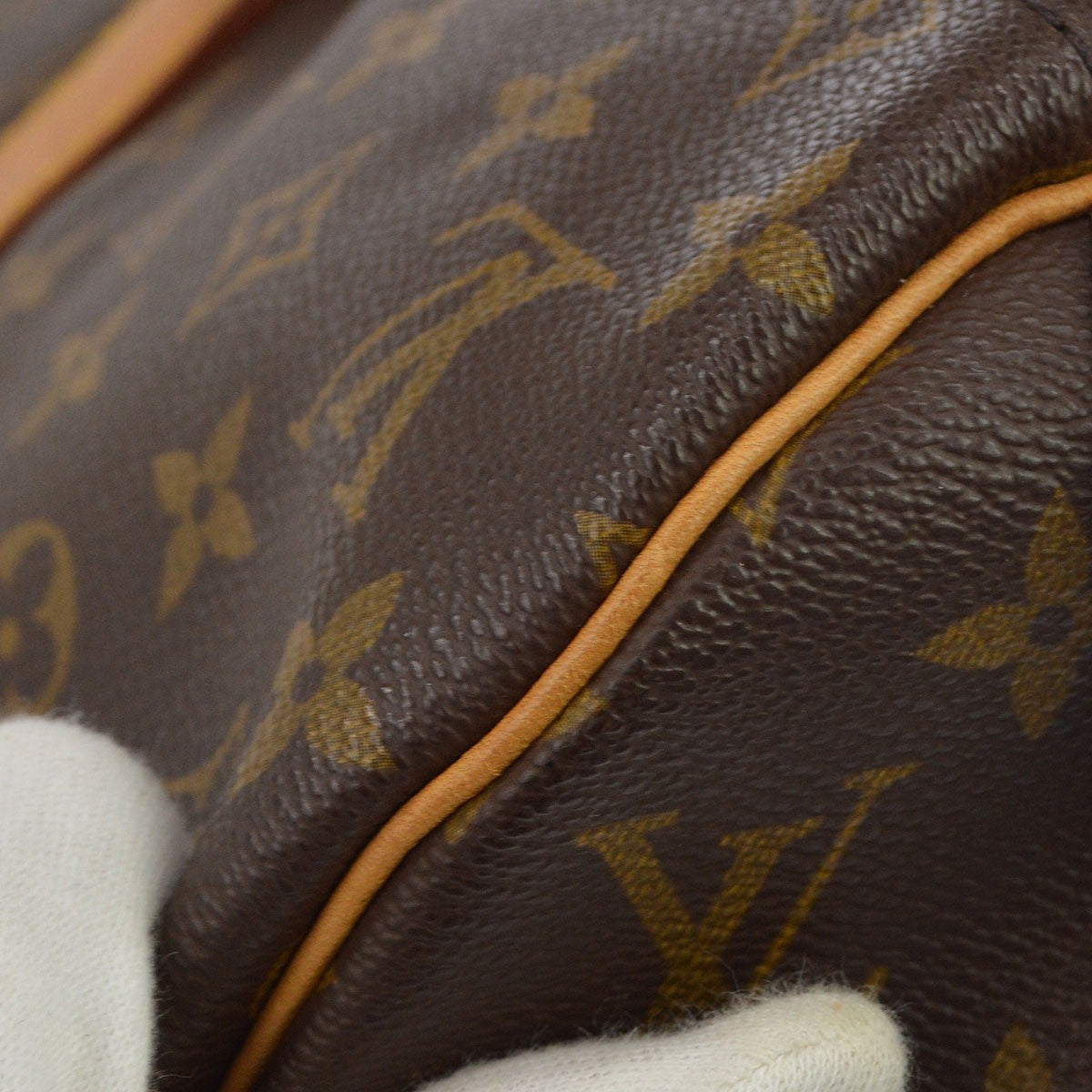 Louis Vuitton Keepall Monogram Canvas Brown Canvas Travel Bag Bag (Pre-Owned)