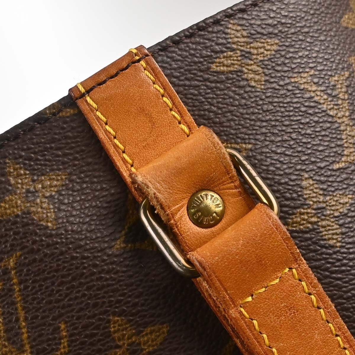 Louis Vuitton Shopping Sac Monogram Canvas Brown Canvas Handbag (Pre-Owned)
