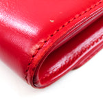 Louis Vuitton Opéra Red Leather Clutch Bag (Pre-Owned)