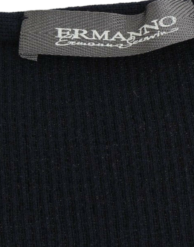Ermanno Scervino Chic Blue Wool Blend Women's Sweater