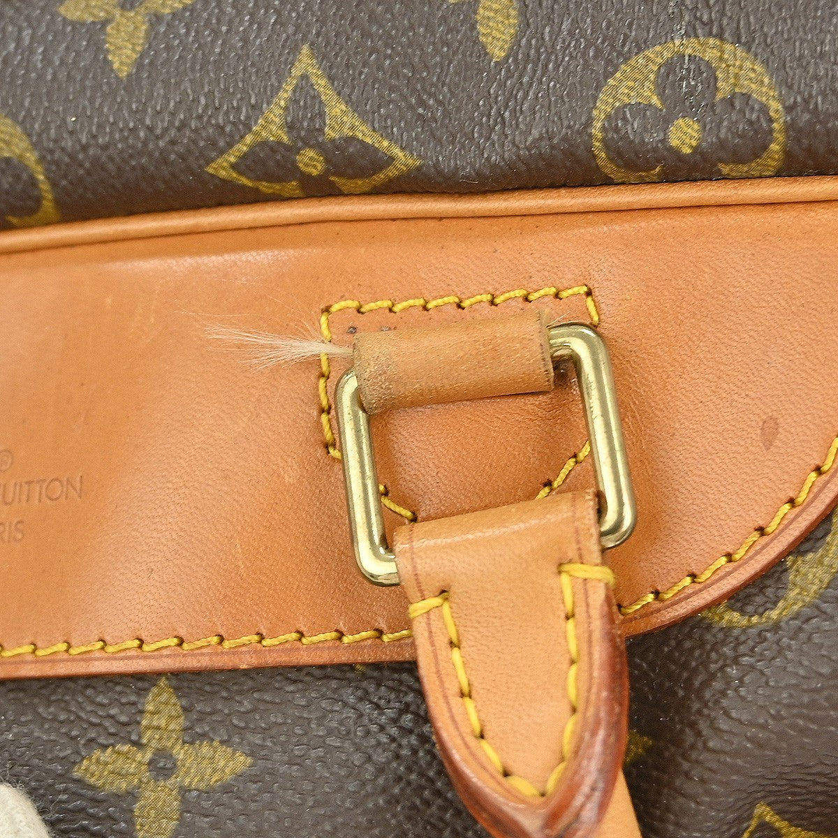 Louis Vuitton Deauville Monogram Brown Canvas Handbag (Pre-Owned)