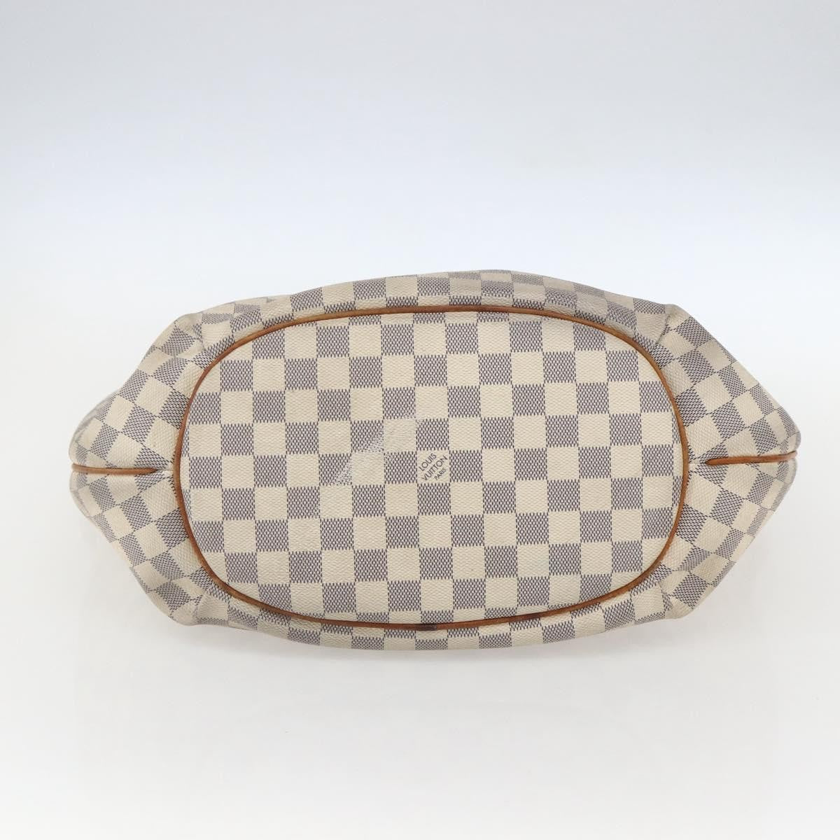 Louis Vuitton Riviera Damier White Canvas Handbag (Pre-Owned)
