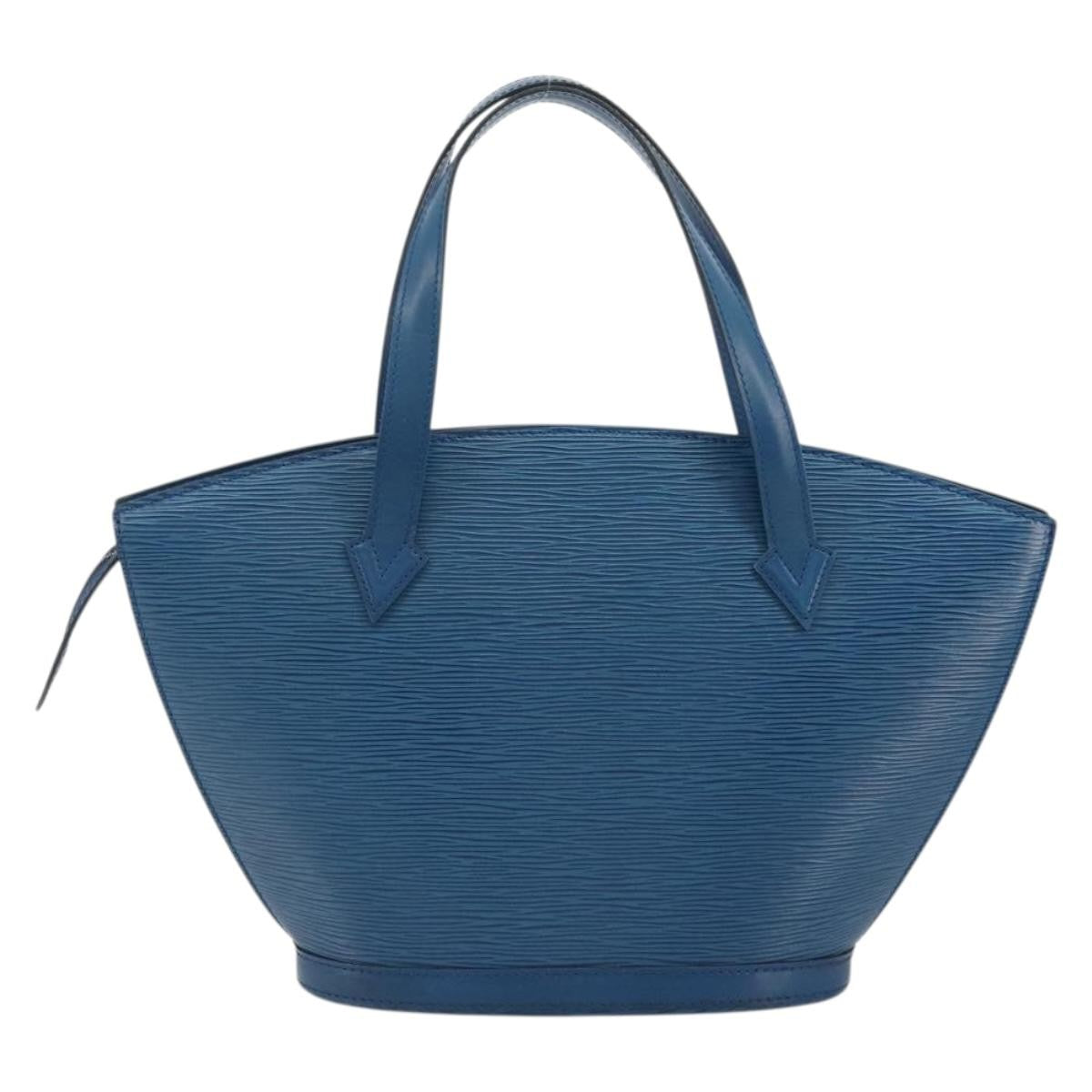 Louis Vuitton Saint Jacques Epi Leather Blue Leather Handbag (Pre-Owned)