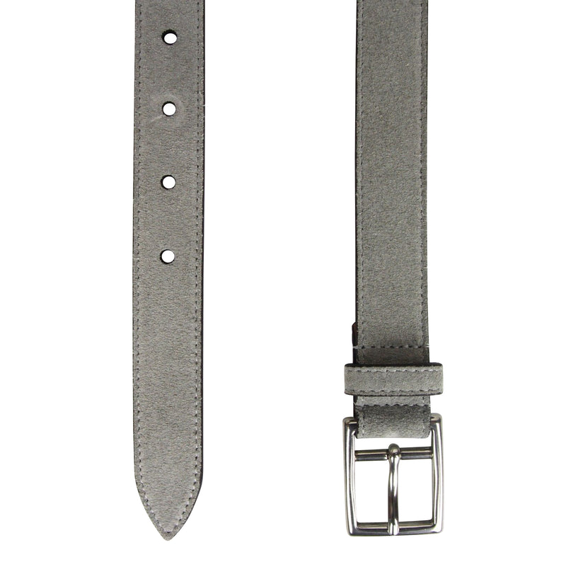 Gucci Men's Silver Light Gray Fabric Leather Belt Buckle 368193 1417