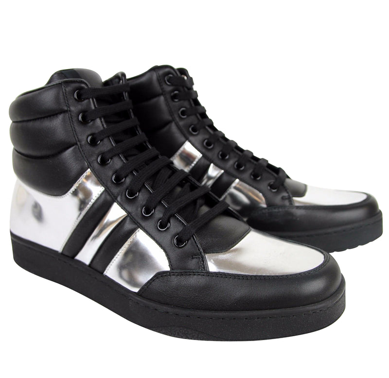 Gucci Men's High top Contrast Padded Leather Sneaker