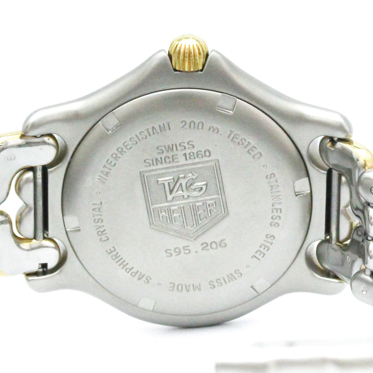 Tag Heuer Sel Professional 200M Quartz Stainless Steel And Gold Plated Watch (Pre-Owned)