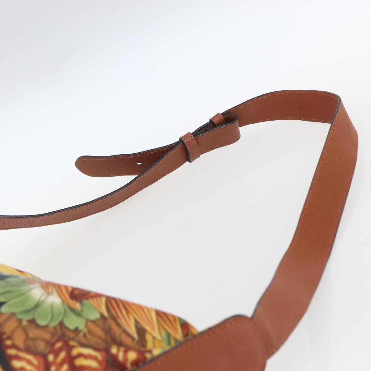 Salvatore Ferragamo Vintage Leather Brown Leather Shoulder Bag Bag (Pre-Owned)