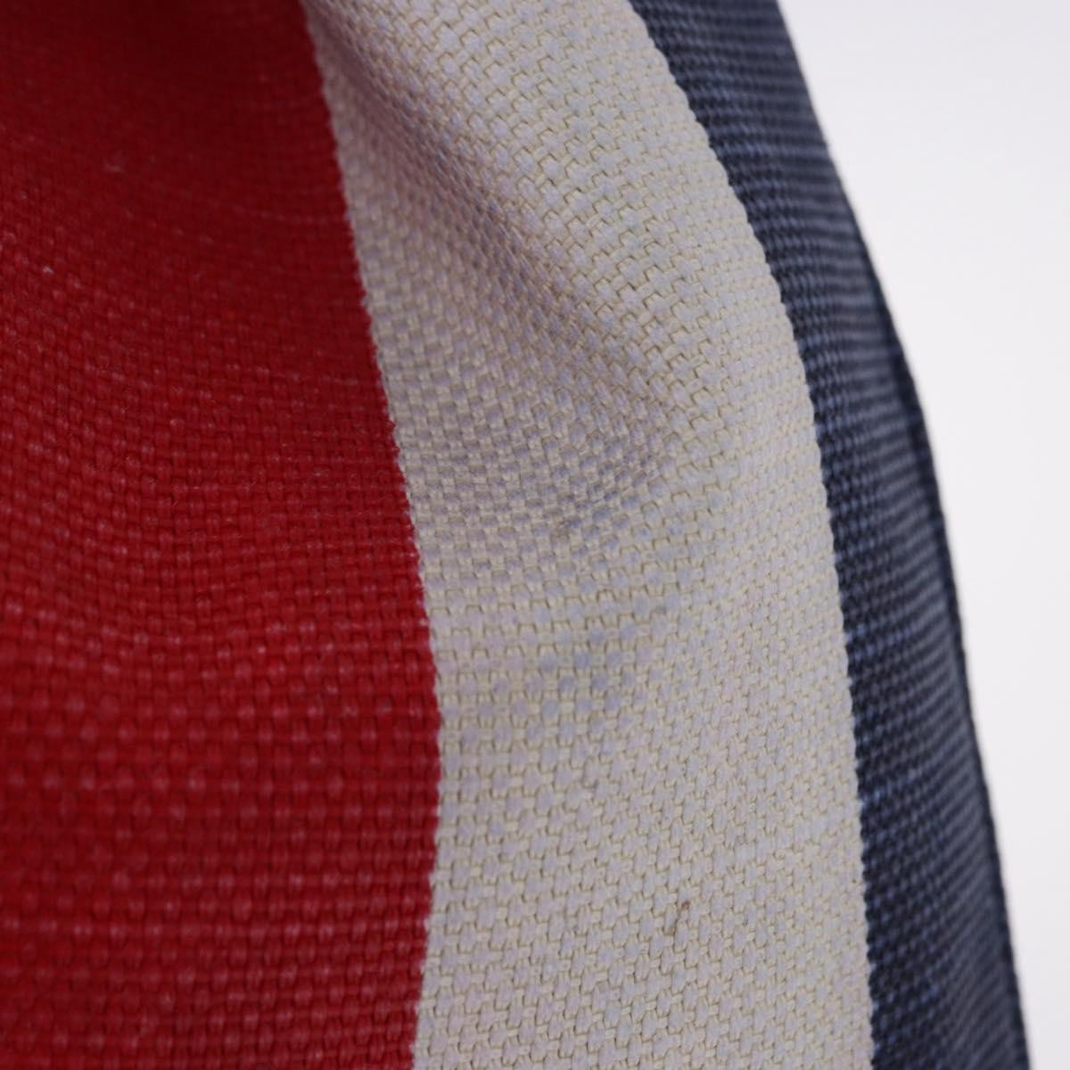 Gucci Logo Drawstring Striped Canvas Multicolour Canvas Backpack Bag (Pre-Owned)