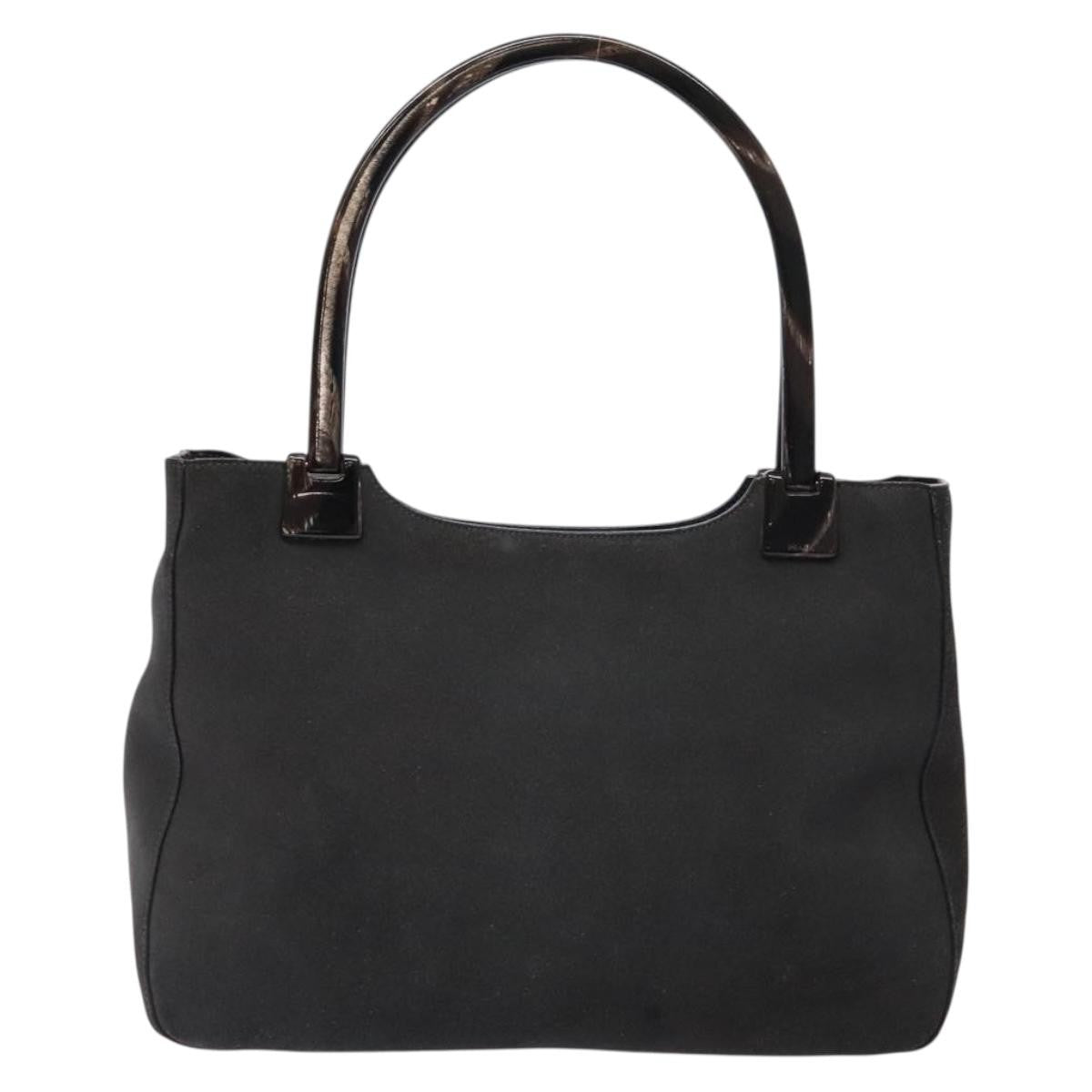 Prada Vintage Tote Suede Gray Suede Tote Bag Bag (Pre-Owned)