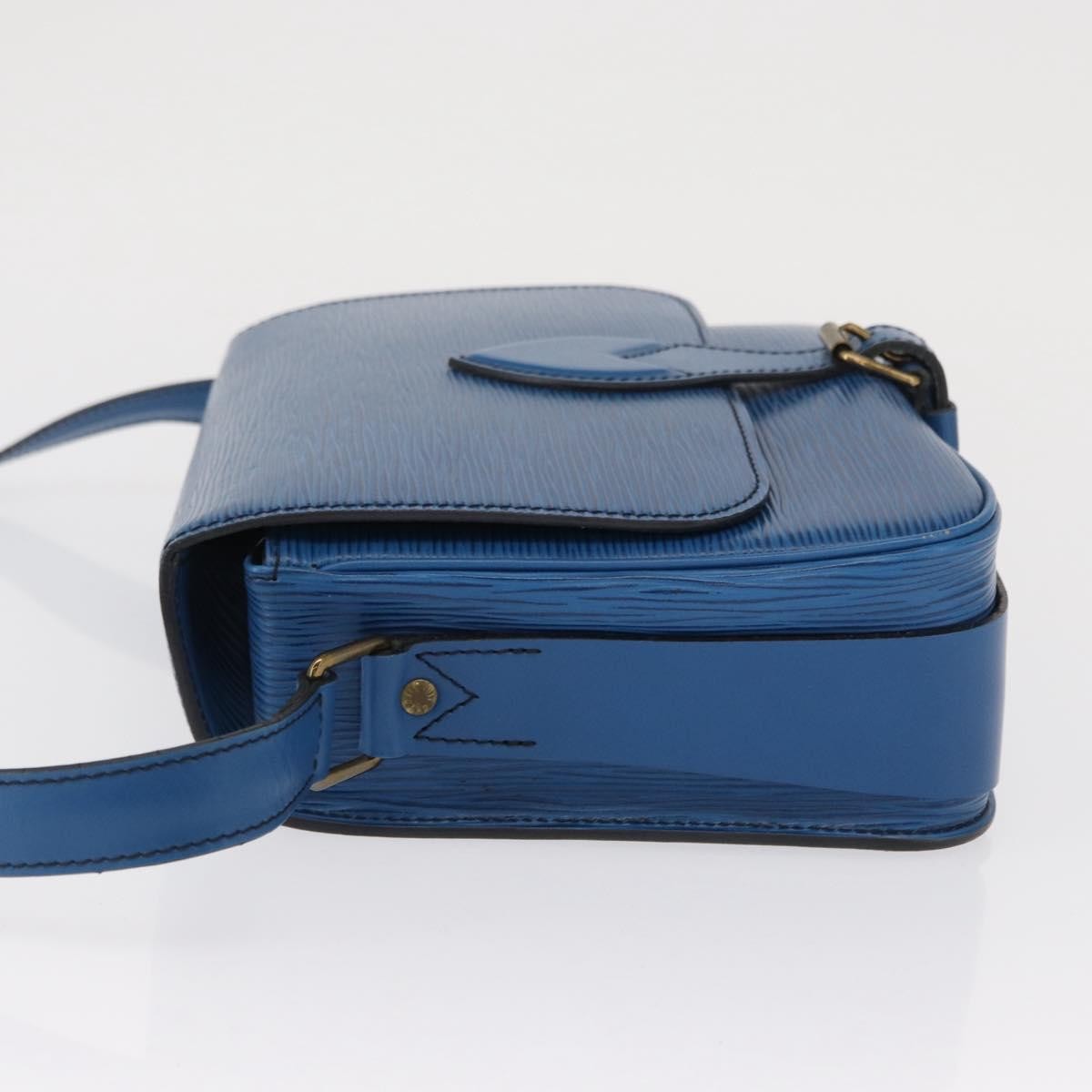 Louis Vuitton Cartouchiere Epi Leather Blue Leather Shoulder Bag Bag (Pre-Owned)
