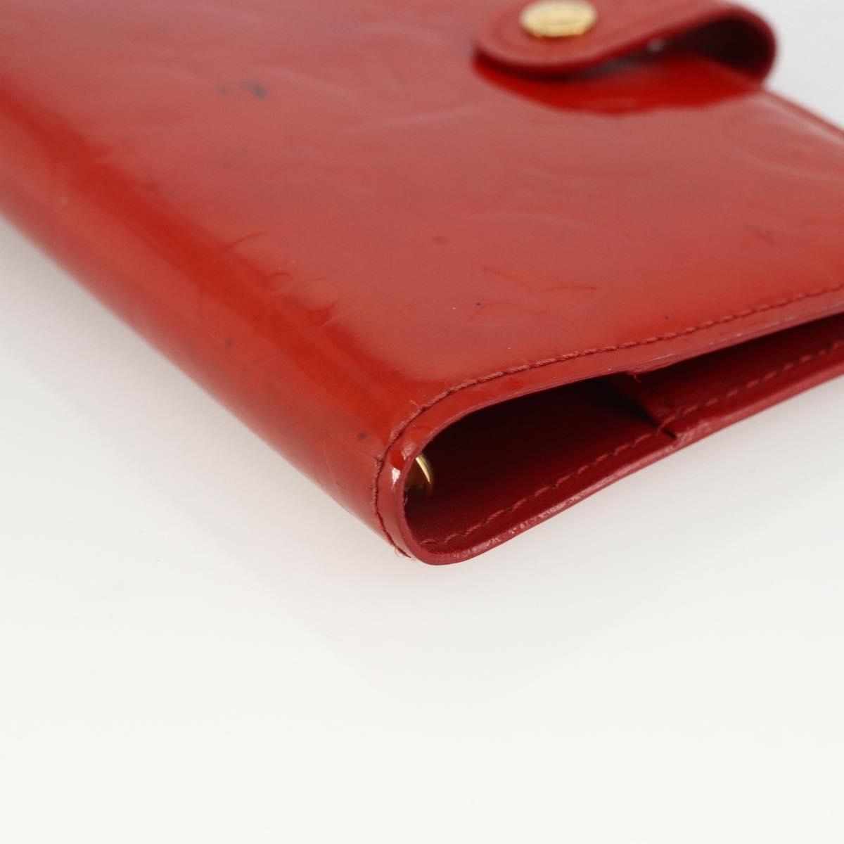 Louis Vuitton Agenda Cover Patent Leather Red Patent_Leather Clutche & Pouche Bag (Pre-Owned)