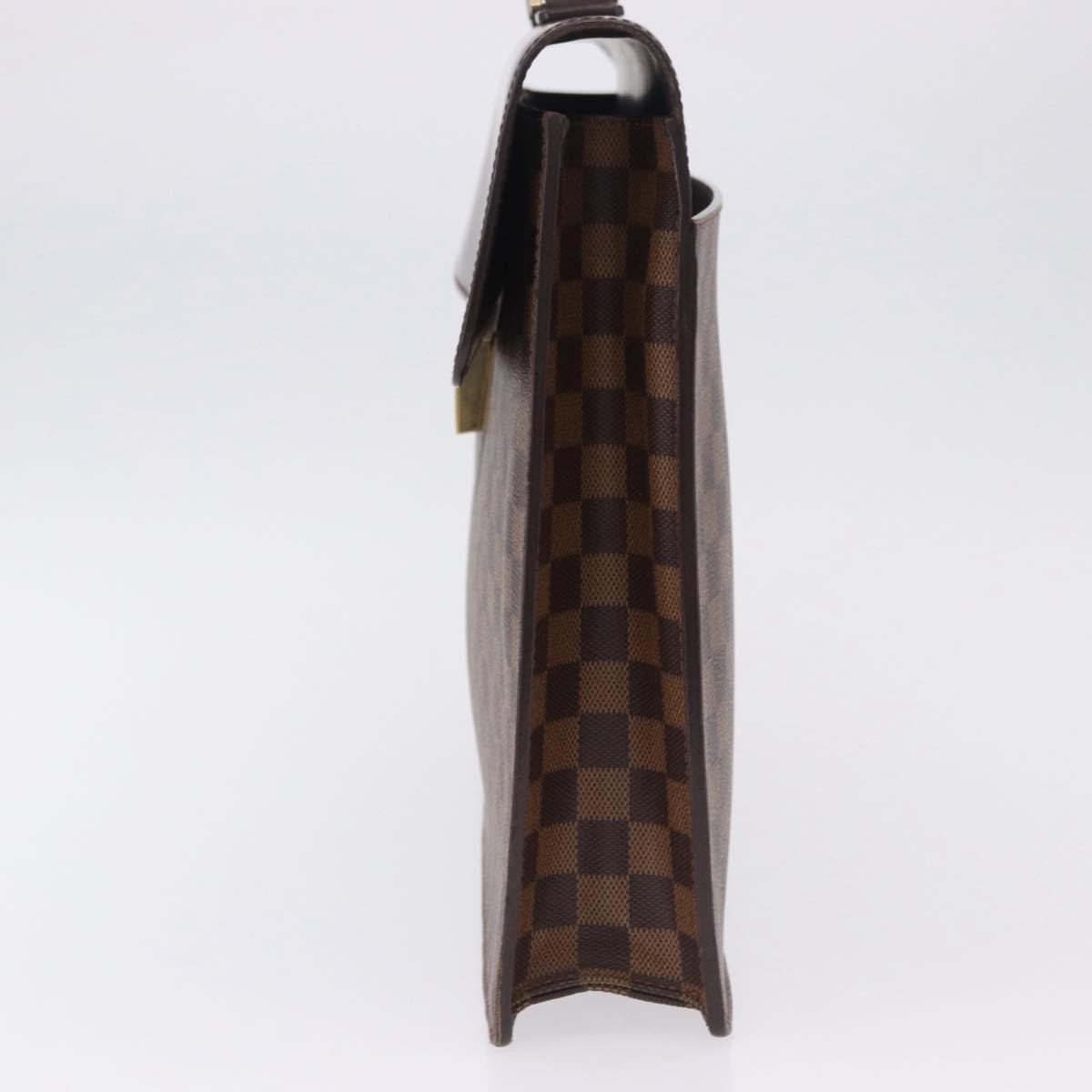 Louis Vuitton Altona Damier Ebene Brown Canvas Briefcase Bag (Pre-Owned)