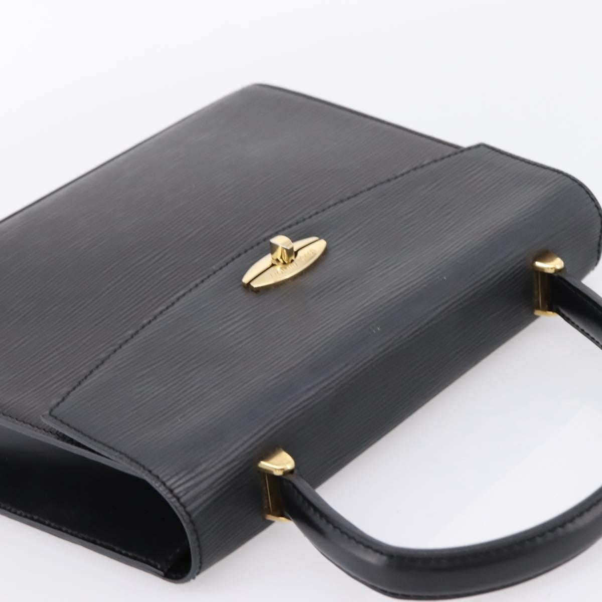 Louis Vuitton Malesherbes Epi Leather Black Leather Handbag (Pre-Owned)