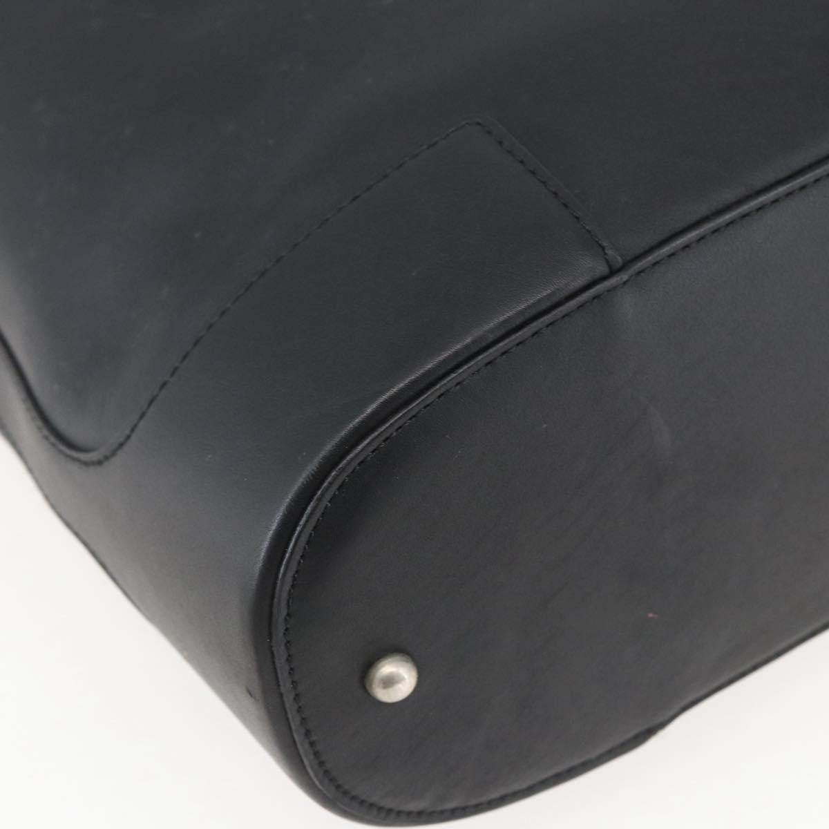 Loewe Vintage Leather Black Leather Shoulder Bag Bag (Pre-Owned)