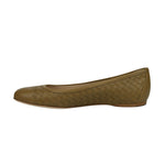 Bottega Veneta Women's Intrecciato Brown Leather Flat Slippers 370132