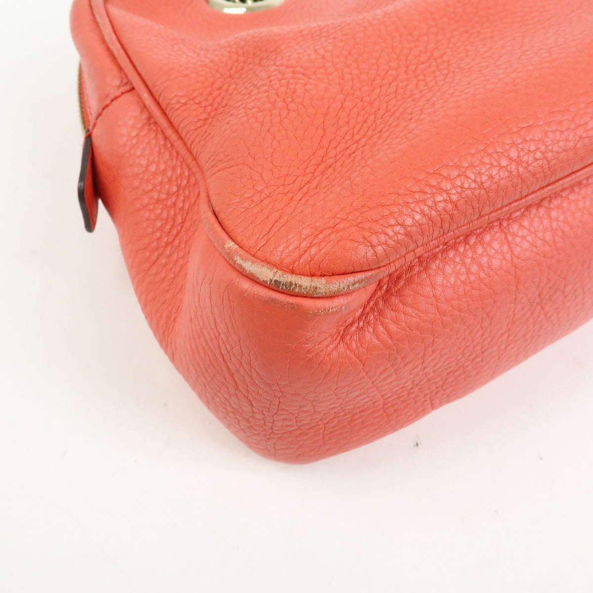 Gucci Soho Chain Zip Leather Pink Leather Shoulder Bag Bag (Pre-Owned)