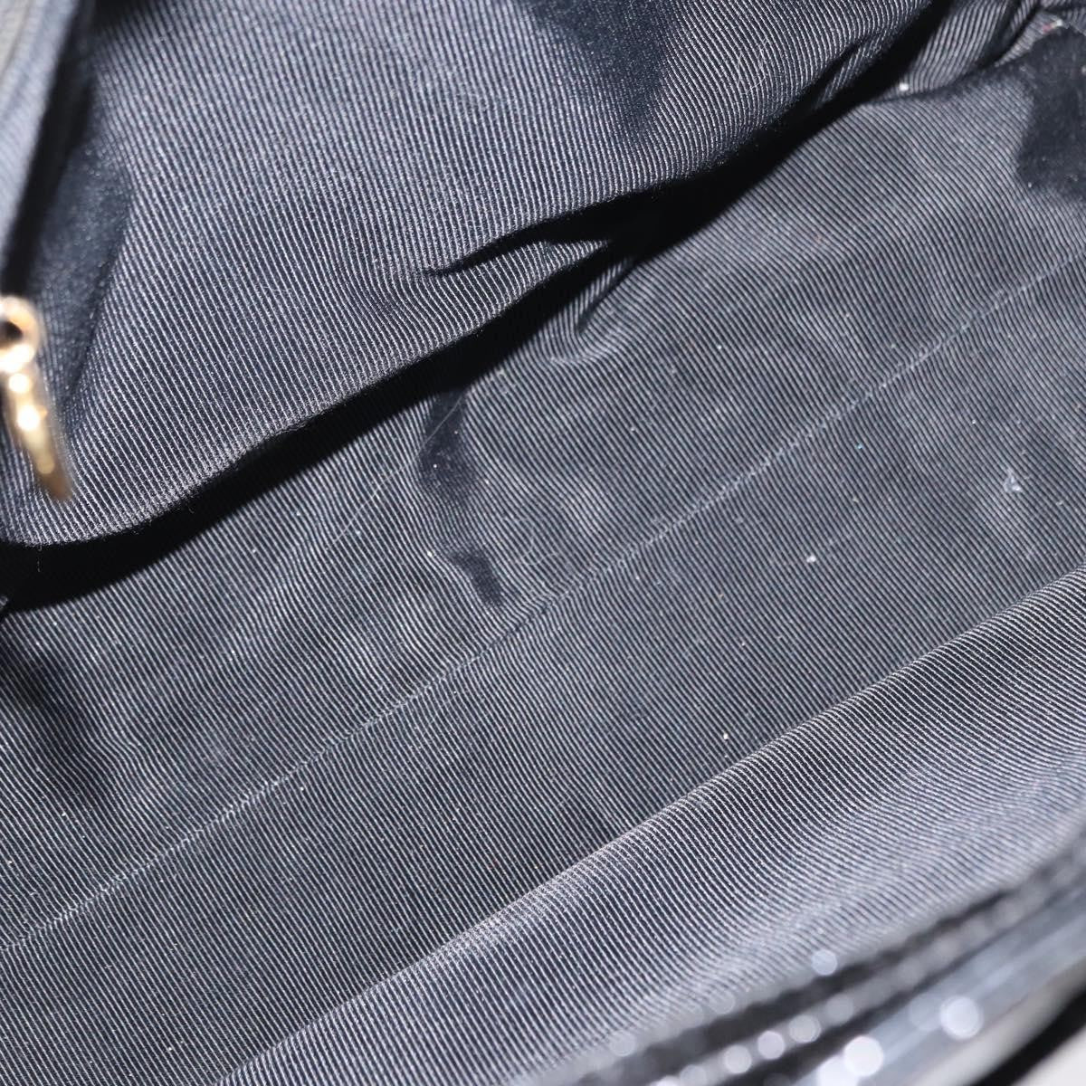 Chanel Vintage Timeless Chain Patent Black Patent_Leather Shoulder Bag Bag (Pre-Owned)
