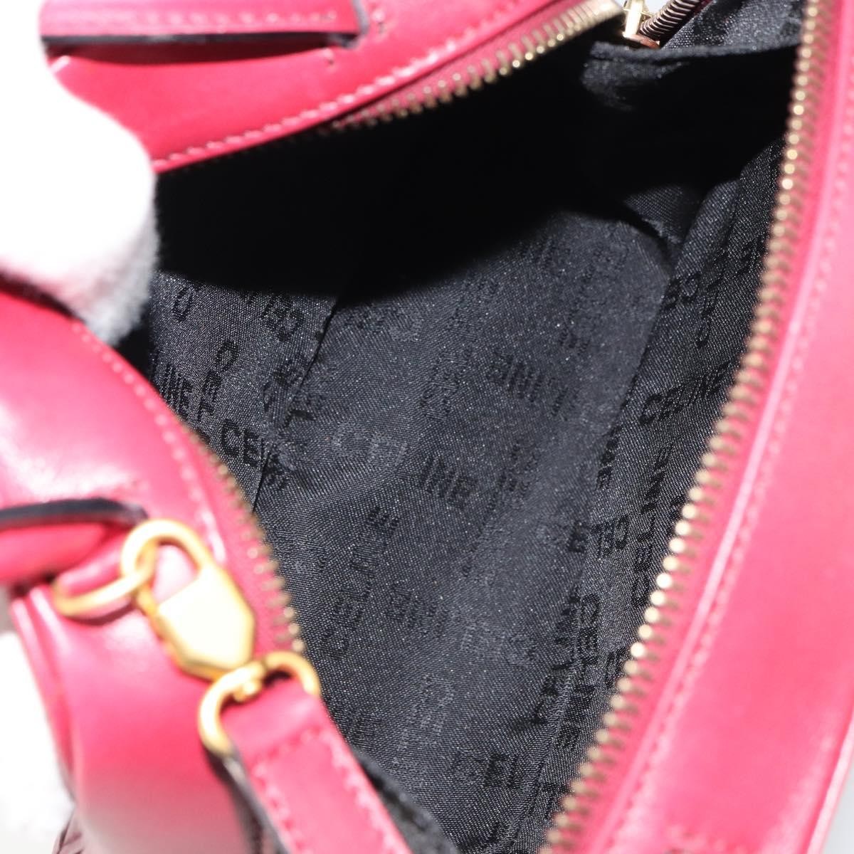 Celine Handbag Leather Red Leather Handbag (Pre-Owned)