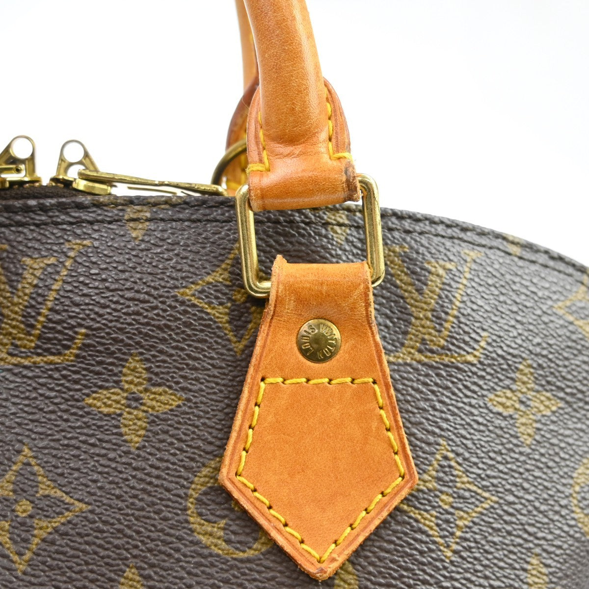 Louis Vuitton Alma Monogram Brown Canvas Handbag (Pre-Owned)