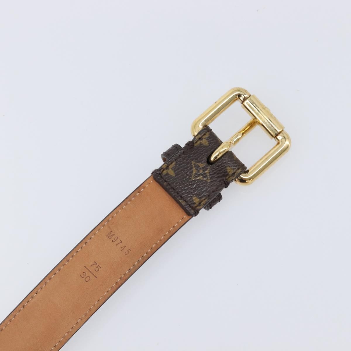 Louis Vuitton Ceinture Trio Belt Monogram Canvas Brown Canvas Belts Accessory (Pre-Owned)