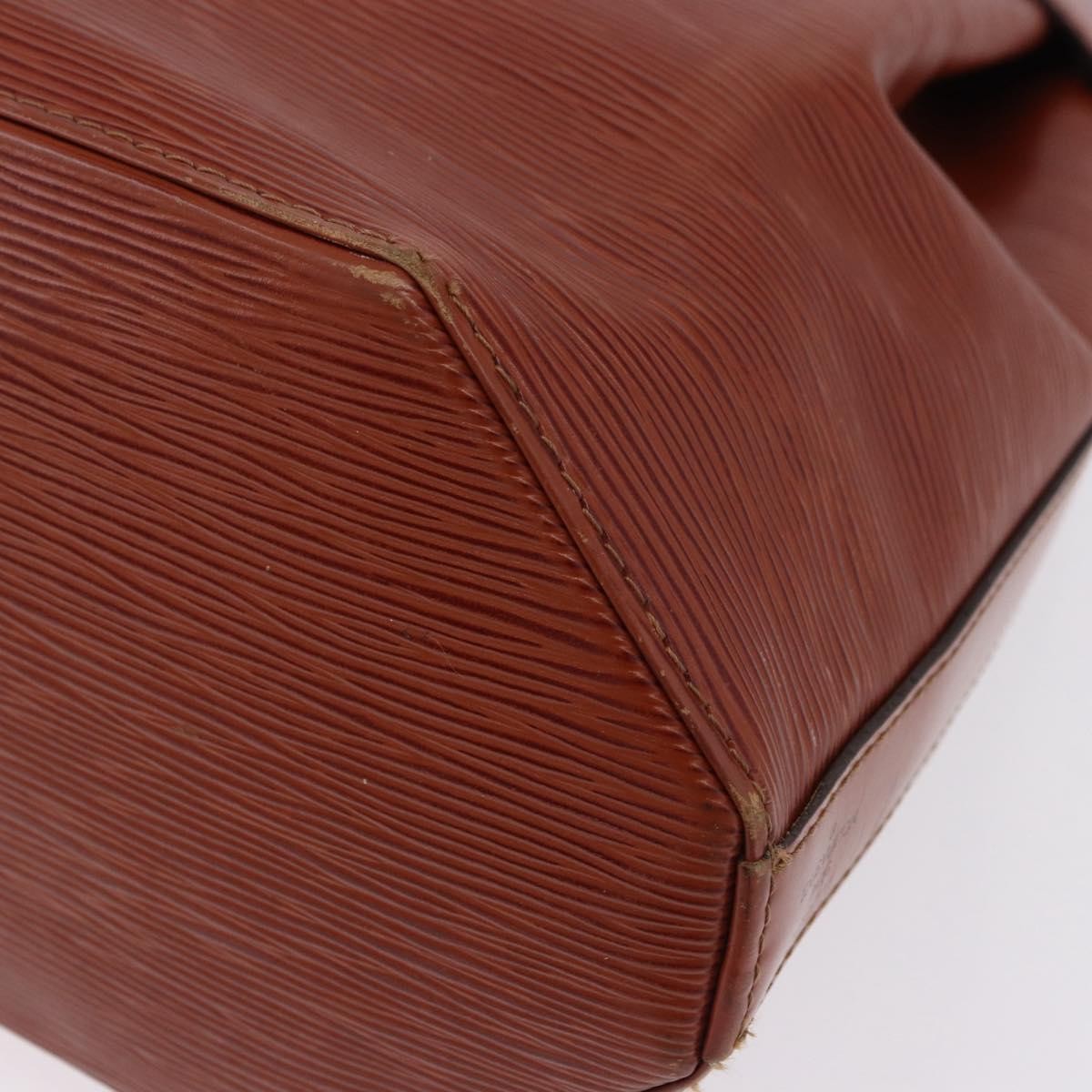 Louis Vuitton Vintage Sac D'epaule Epi Leather Brown Leather Shoulder Bag Bag (Pre-Owned)