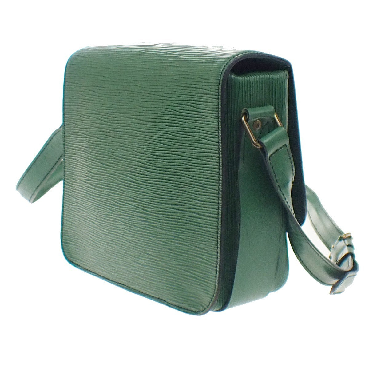 Louis Vuitton Cartouchiere Epi Leather Green Leather Handbag (Pre-Owned)