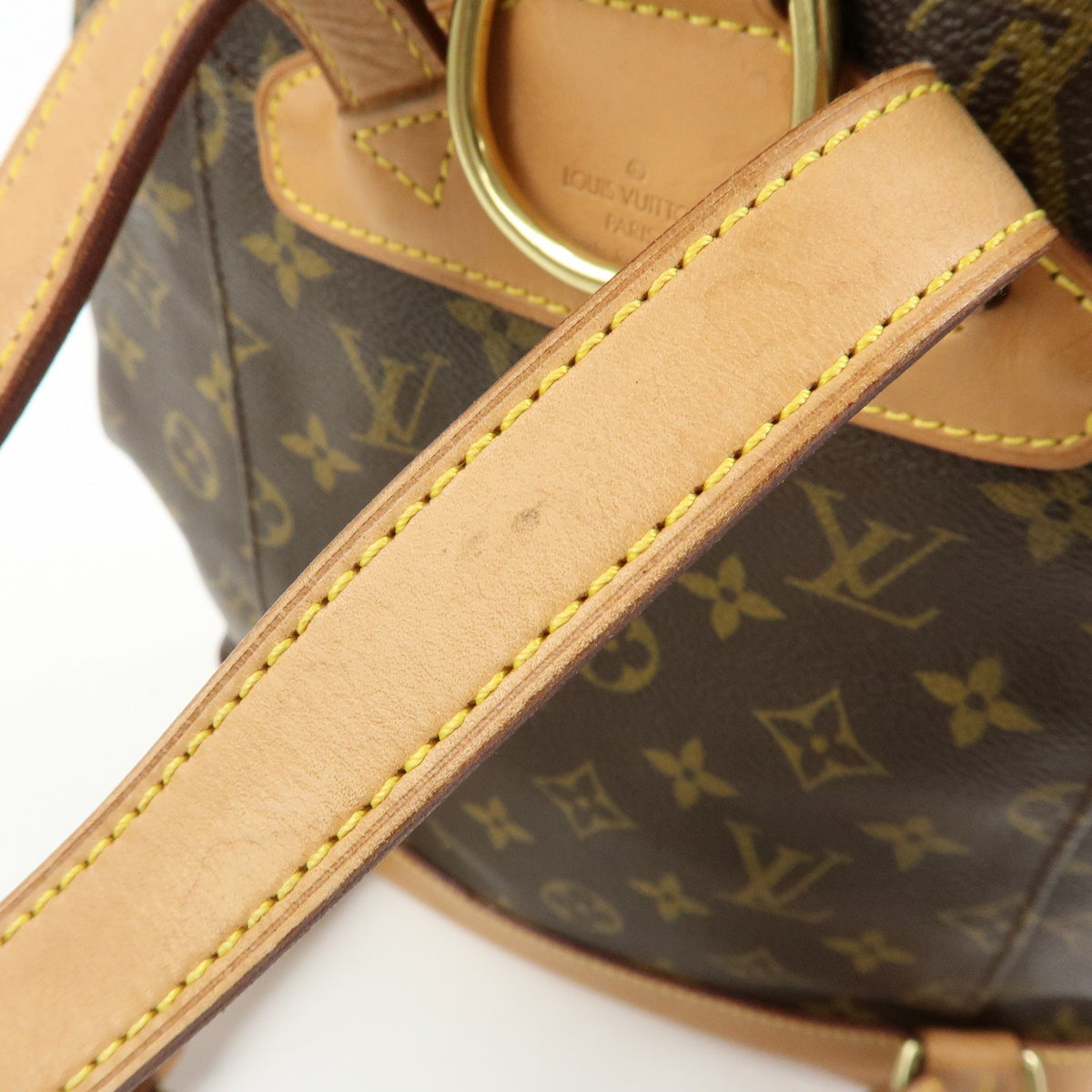 Louis Vuitton Vintage Montsouris Monogram Canvas Brown Canvas Backpack Bag (Pre-Owned)