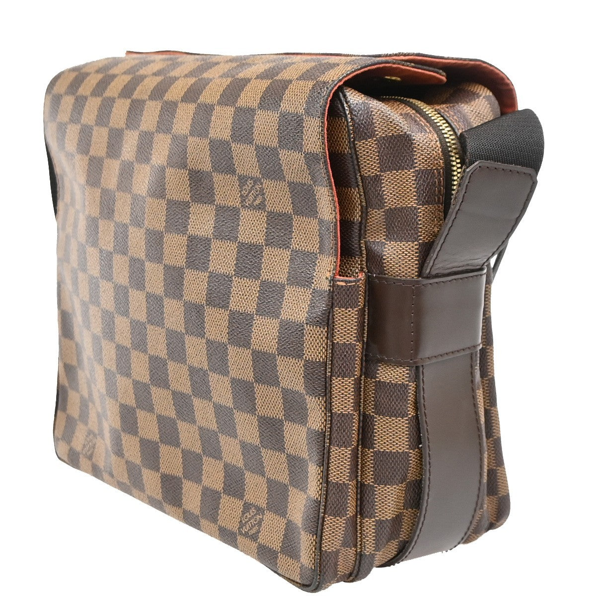 Louis Vuitton Naviglio Damier Brown Canvas Handbag (Pre-Owned)