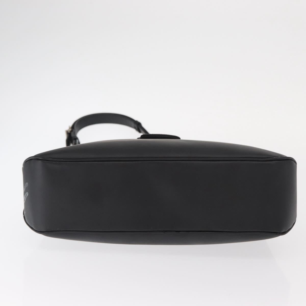 Salvatore Ferragamo Vala Leather Black Leather Shoulder Bag Bag (Pre-Owned)