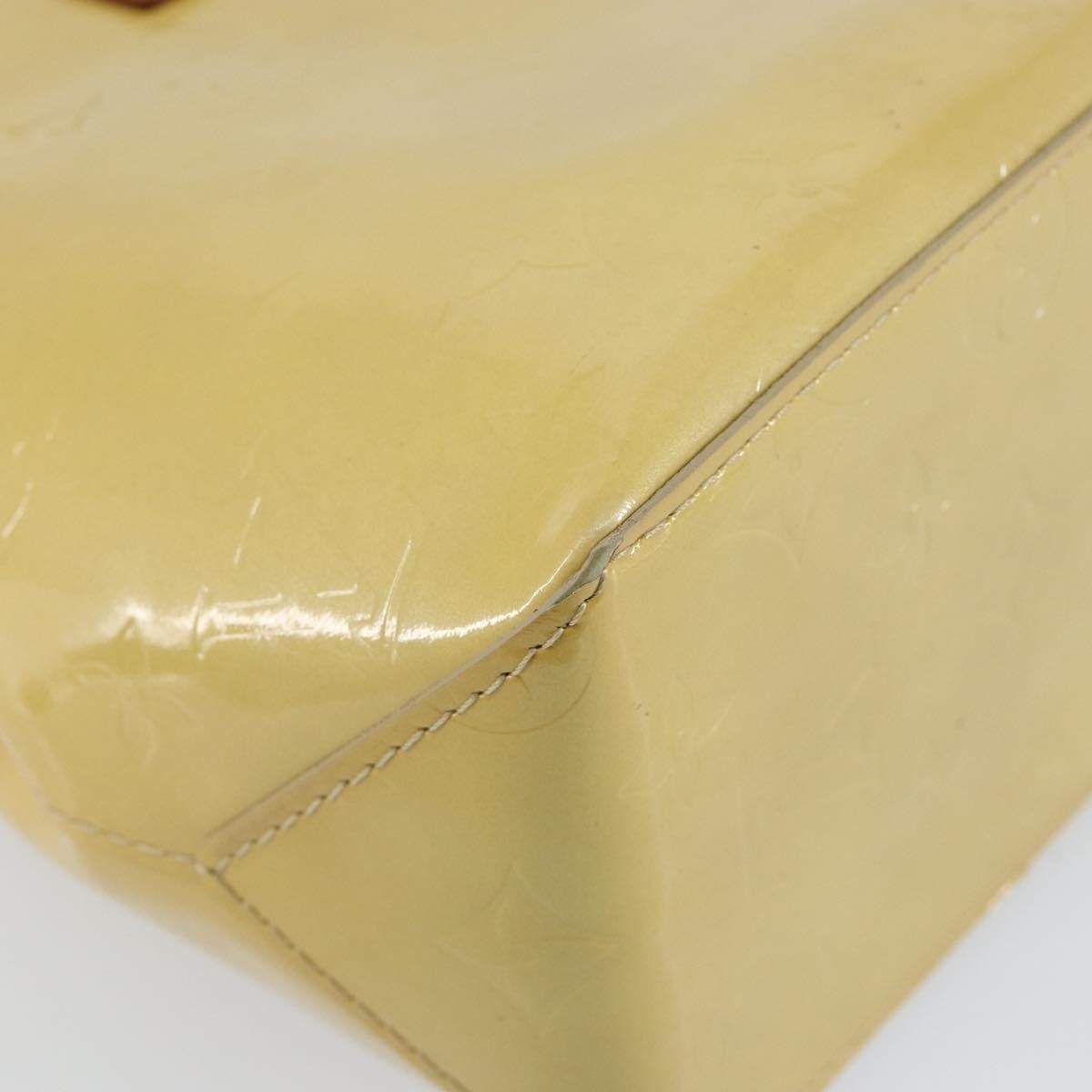 Louis Vuitton Reade Monogram Vernis Beige Patent_Leather Bag (Pre-Owned)