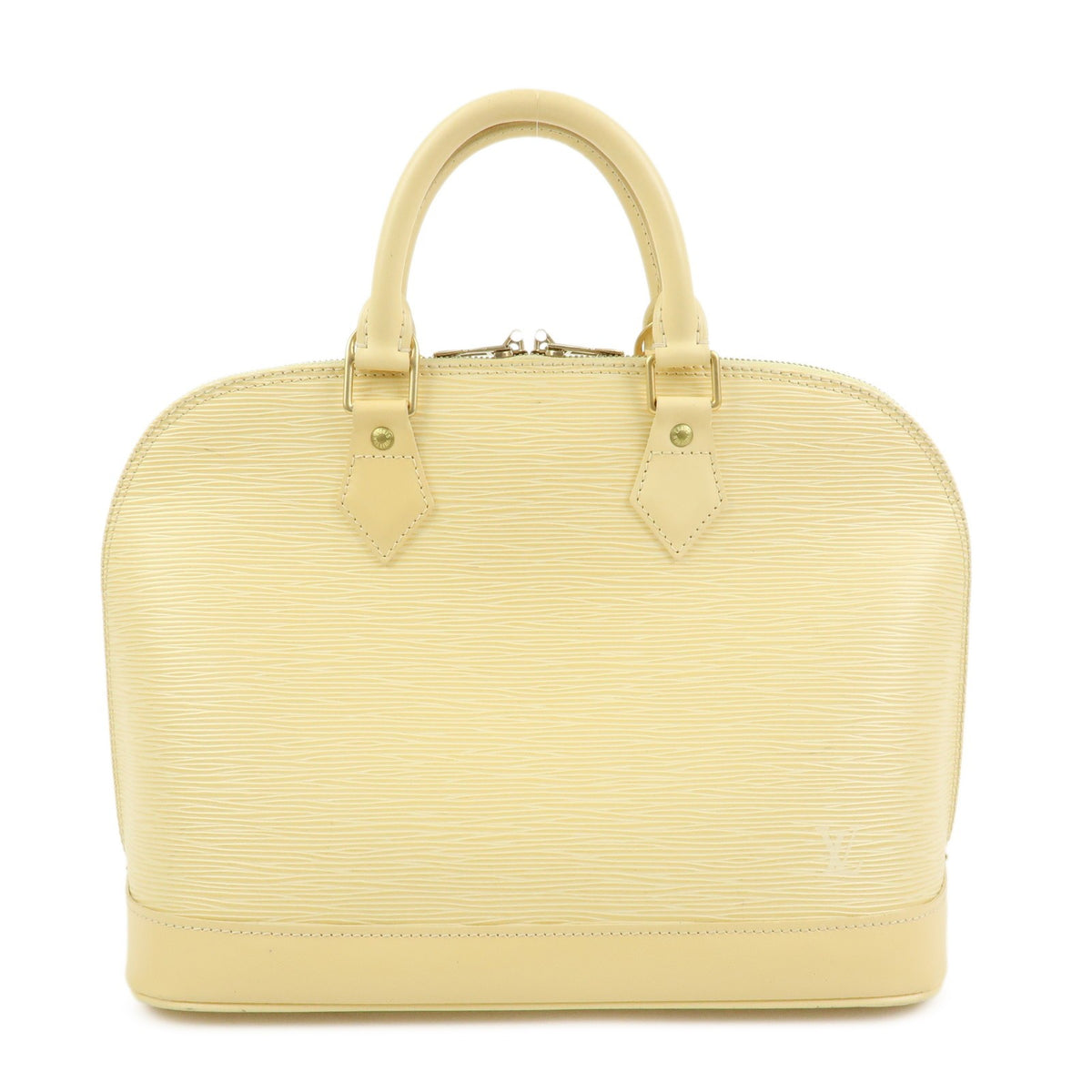 Louis Vuitton Alma Epi Leather Beige Leather Handbag (Pre-Owned)