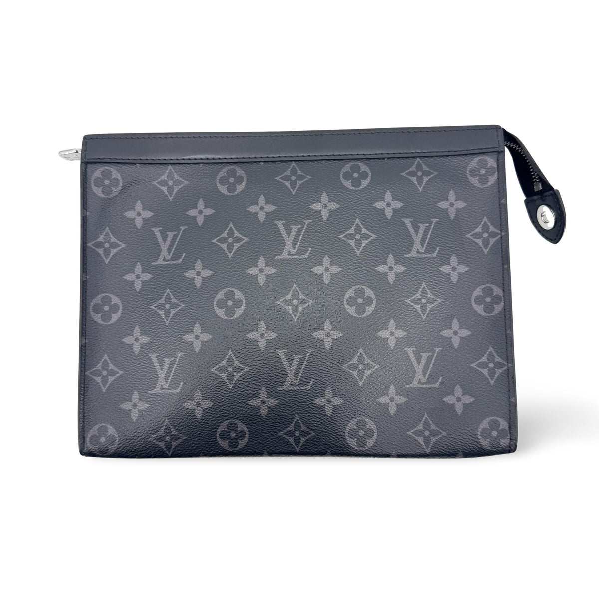 Louis Vuitton Pochette Voyage Reverse Monogram Eclipse Canvas Black Canvas Clutche & Pouche Bag (Pre-Owned)