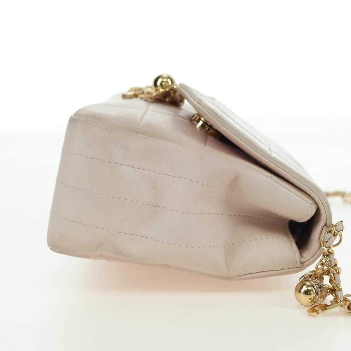 Chanel Chocolate Bar Accordion Reissue Flap Quilted Lambskin Pink_Gold Leather Handbag (Pre-Owned)