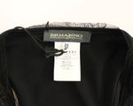 Ermanno Scervino Black Nylon Lace Detail Mini Women's Dress