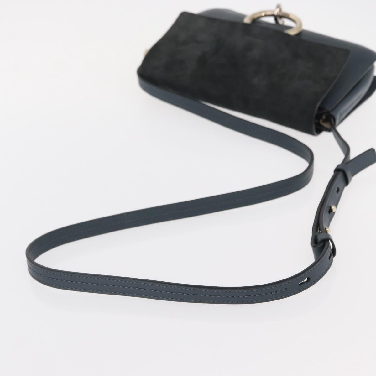 Chloe Faye Leather And Suede Green Suede Bag (Pre-Owned)